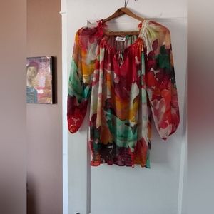 Calvin Klein floral blouse